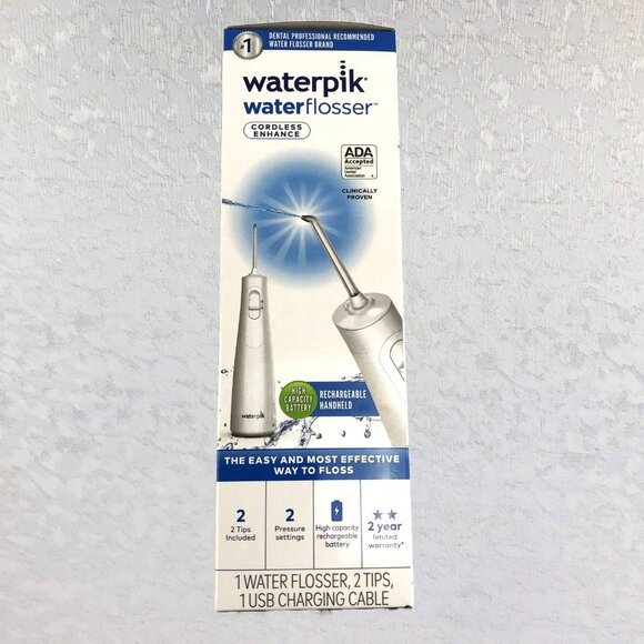 Waterpik waterflosser White Cordless Enhance Handheld Rechargeable High Capacity - Picture 6 of 12